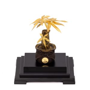 Cây Kim Ngân Dát Vàng 24K
