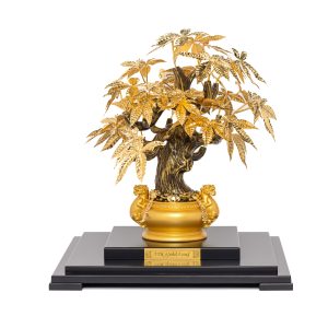 Cây Kim Ngân Phú Quý Dát Vàng 24K