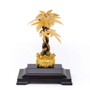 Cây Phát Tài Mạ Vàng 24K