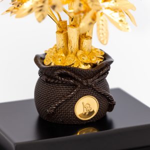 Cây Phong Thuỷ Kim Ngân Mạ Vàng 24K