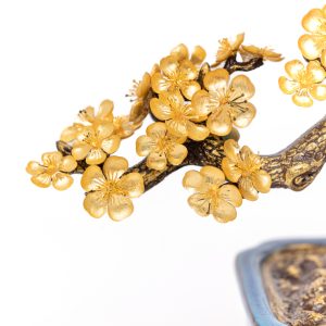 Chậu Mai Dát Vàng 24K