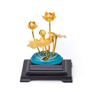 Hoa Sen Dát Vàng 24K