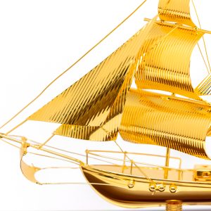 Thuyền Thuận Buồm Xuôi Gió Dát Vàng 24K