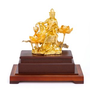 Tượng Phật Quan Âm Dát Vàng 24K