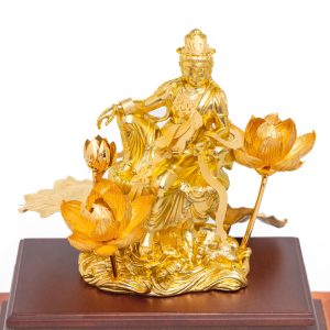 Tượng Phật Quan Âm Dát Vàng 24K